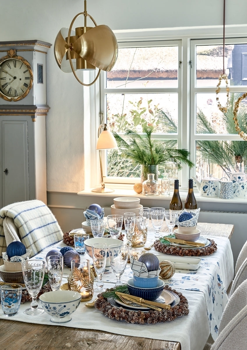 Greengate Lyla Wolldecke check white 130 x 180 cm Lifestyle 2