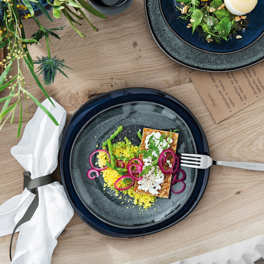 like. by Villeroy & Boch Lave gris Frühstücksteller 23,5 cm Set6