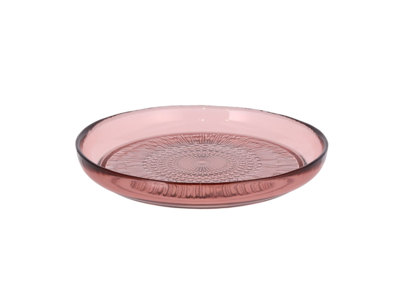 Bitz Kusintha Glasteller pink 18 cm