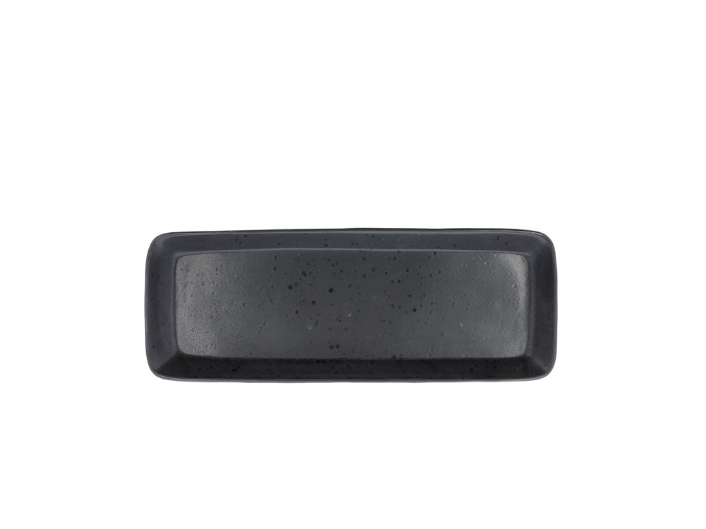 Bitz Servierplatte matt black 38 x 14 cm