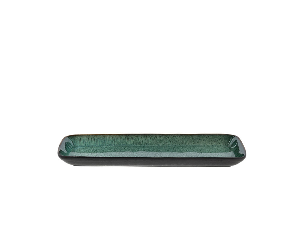 Bitz Servierplatte black/green 38 x 14 cm