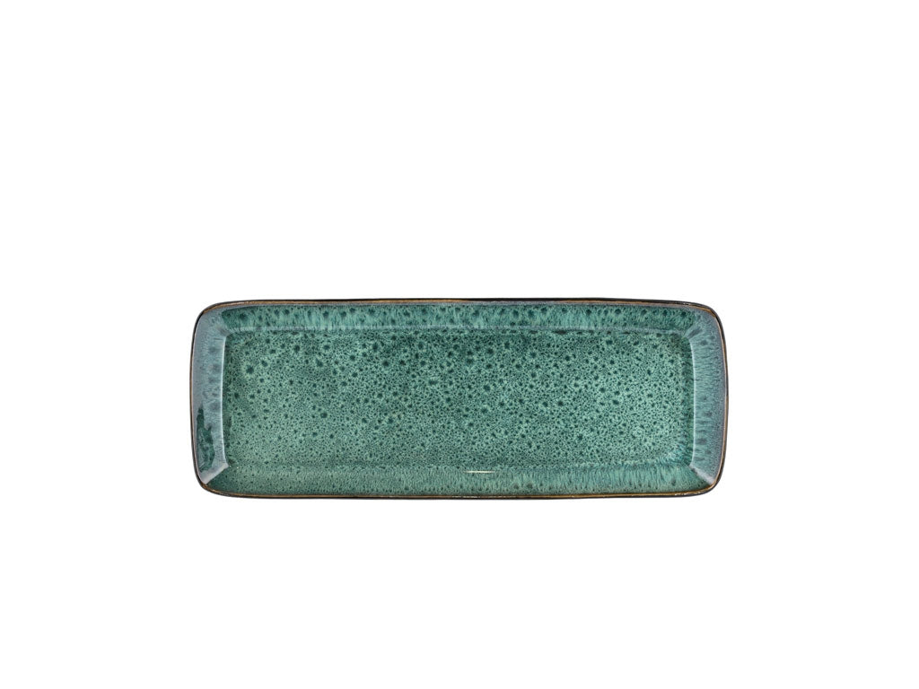 Bitz Servierplatte black/green 38 x 14 cm