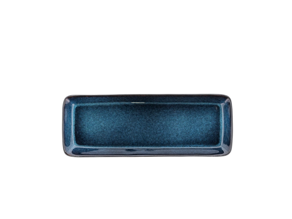 Bitz Servierplatte black/blue 38 x 14 cm