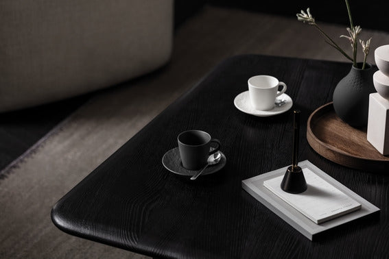 Villeroy & Boch Manufacture Rock Mokka-/Espressountere 12 cm Set6