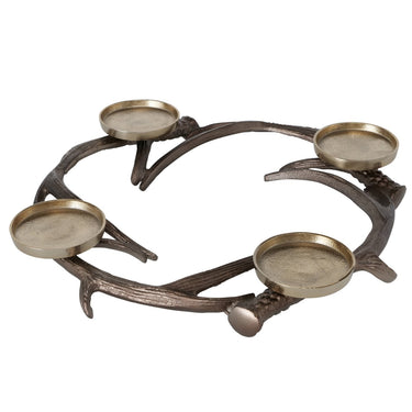 Boltze Kosa Kerzenleuchter antikbraun 6 cm (1 Stück)