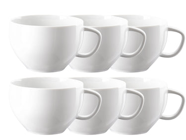 Rosenthal Junto weiss Cafe au Lait Obertasse 0,4 l Set6