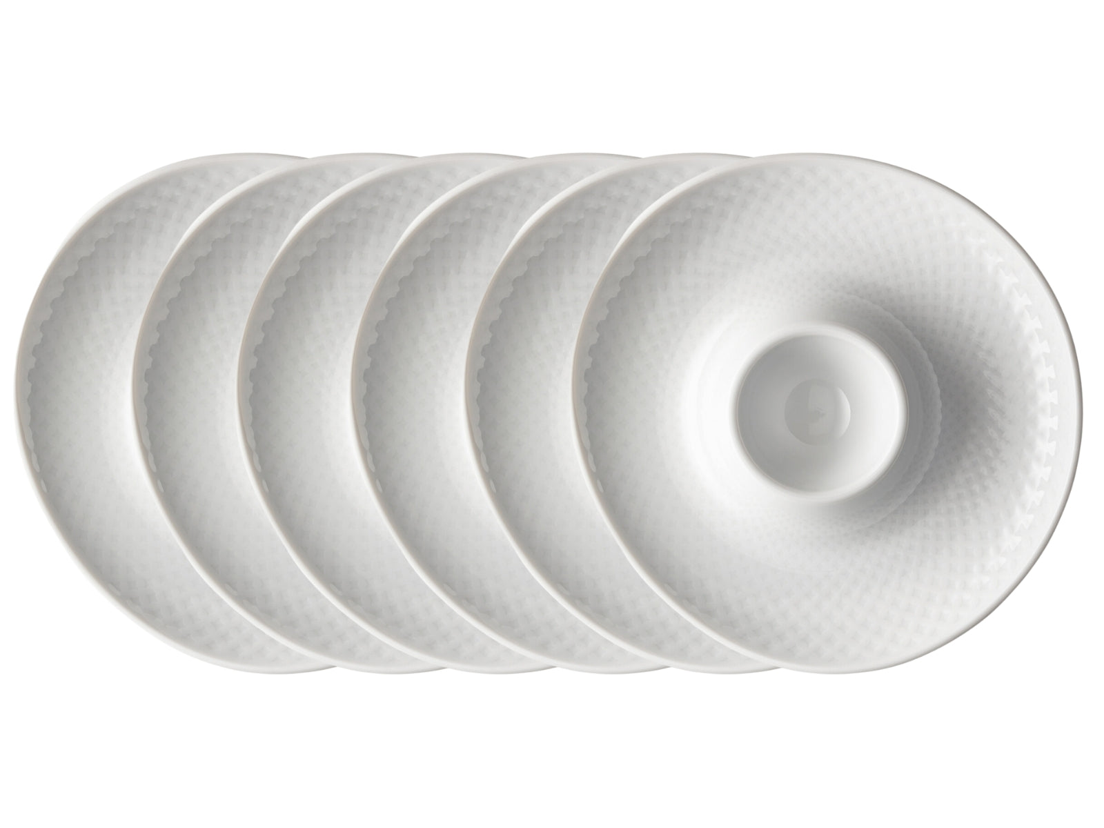Rosenthal Junto weiss Eierbecher mit Ablage 13 cm Set6
