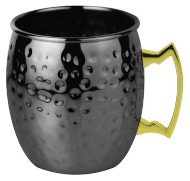 Sambonet Bar Utensils Moscow Mule Becher schwarz 500ml