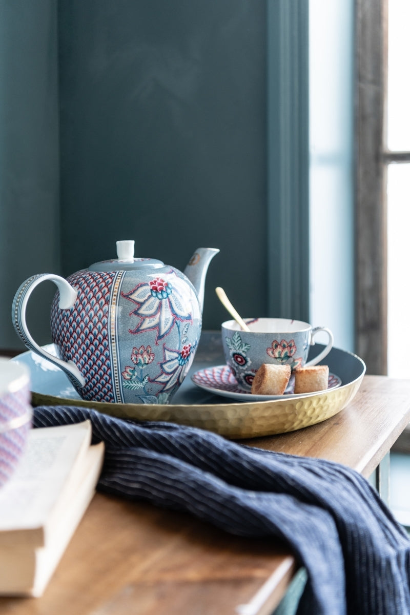 PIP STUDIO Flower Festival Bowl Light Blue 15 cm Lifestyle 3