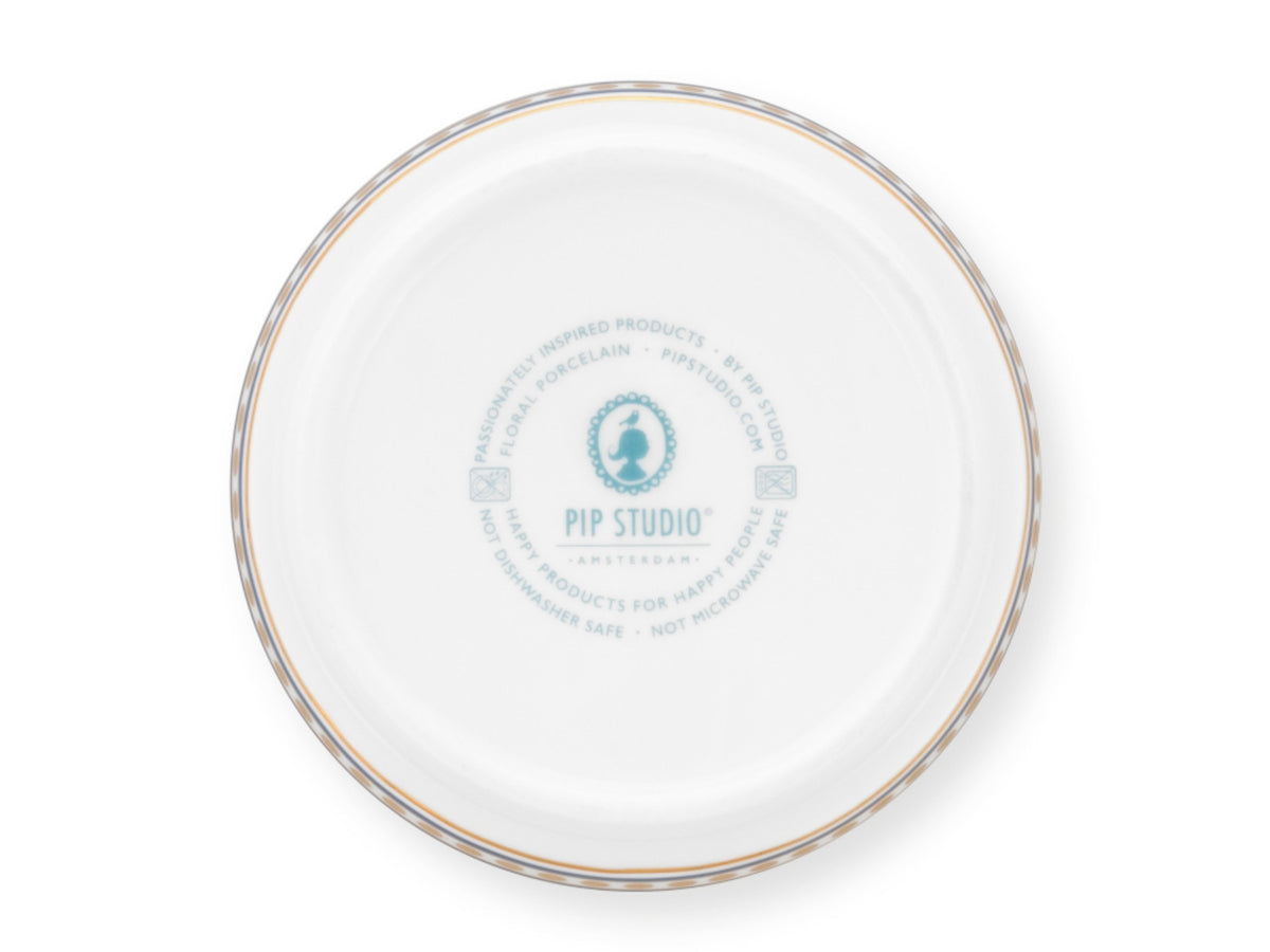 PIP STUDIO Flower Festival Teebeutelablage Light Blue 9 cm Freisteller 3