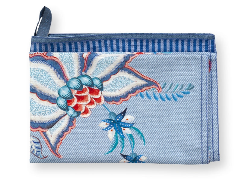 PIP STUDIO Flower Festival Geschirrtuch Blue 50 x 70 cm