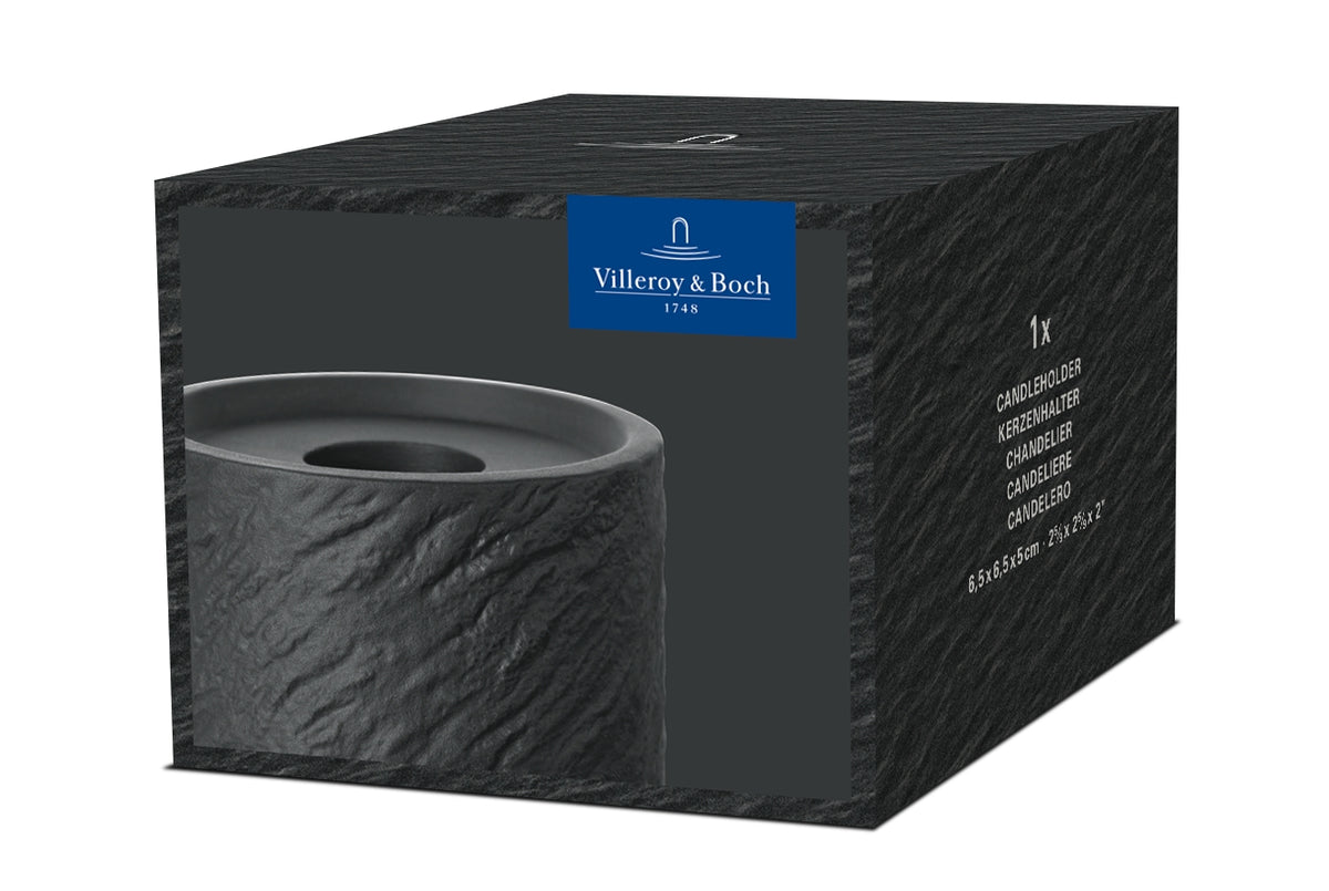 Villeroy & Boch Manufacture Rock Home Kerzenhalter 6,5 cm