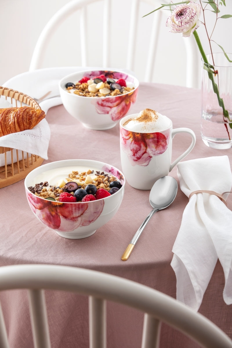 Villeroy & Boch Rose Garden Frühstücksuntertasse rosa 18 cm