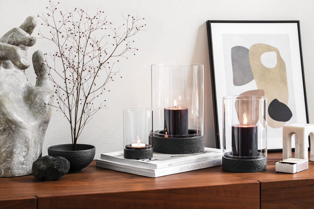 Villeroy & Boch Manufacture Rock Home Windlicht M 20 cm