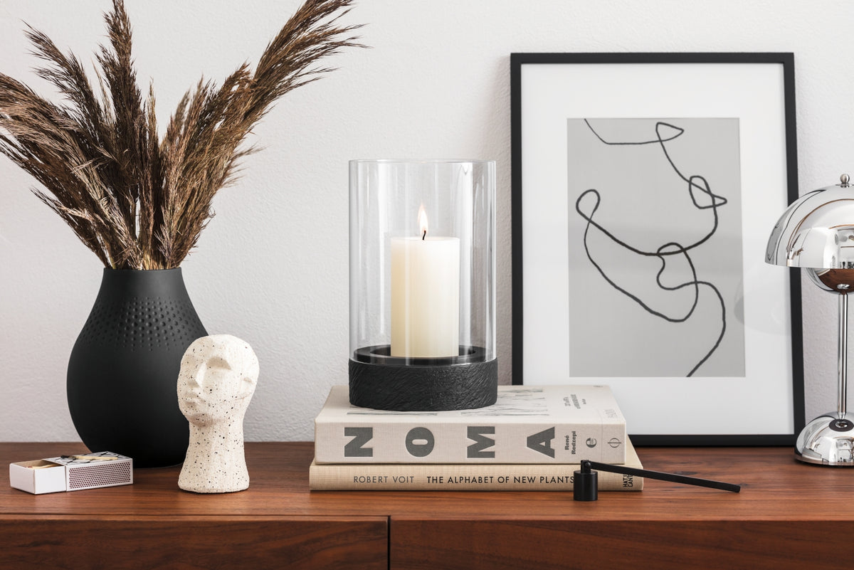 Villeroy & Boch Manufacture Rock Home Windlicht M 20 cm
