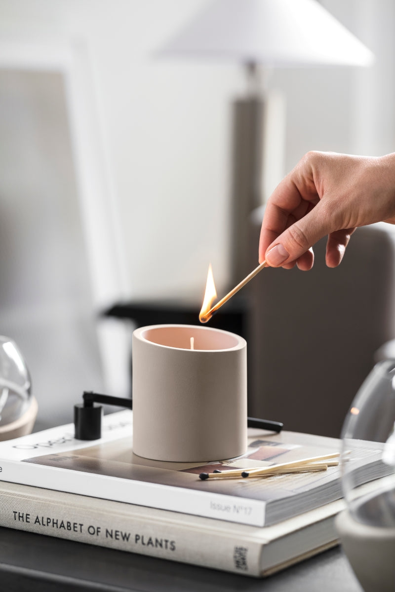 Villeroy & Boch New Moon Home Duftkerze beige Energy 9 cm