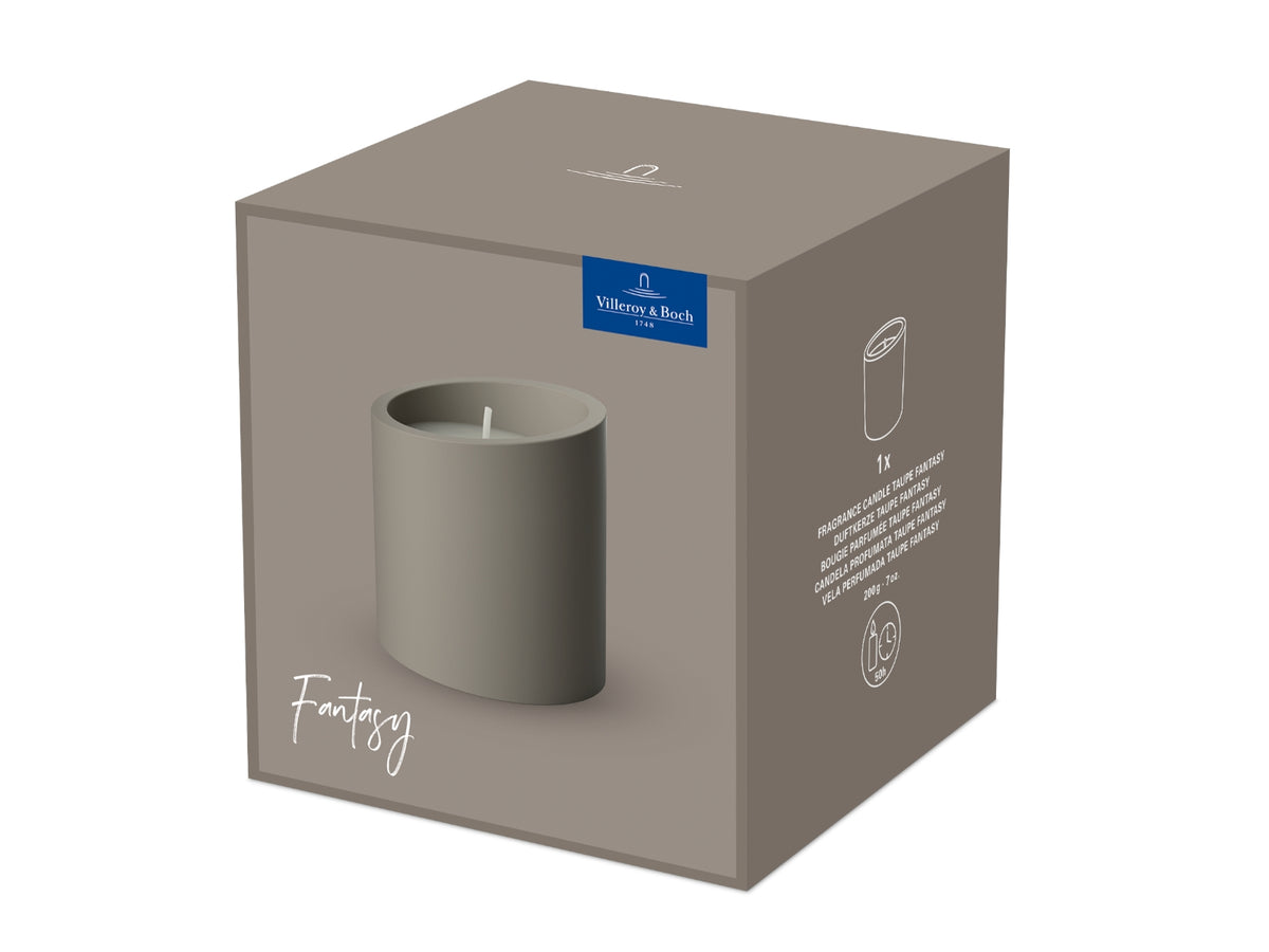 Villeroy & Boch New Moon Home Duftkerze taupe Fantasy 9 cm