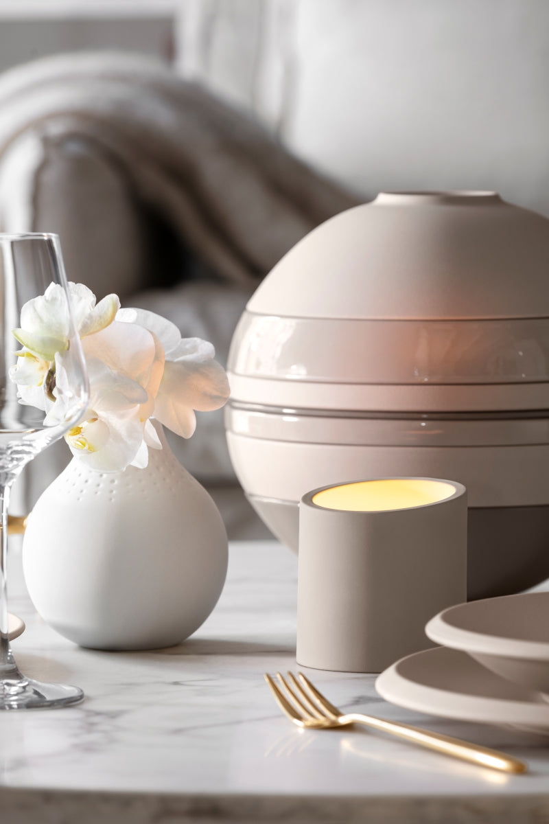 Villeroy & Boch New Moon Home Duftkerze taupe Fantasy 9 cm