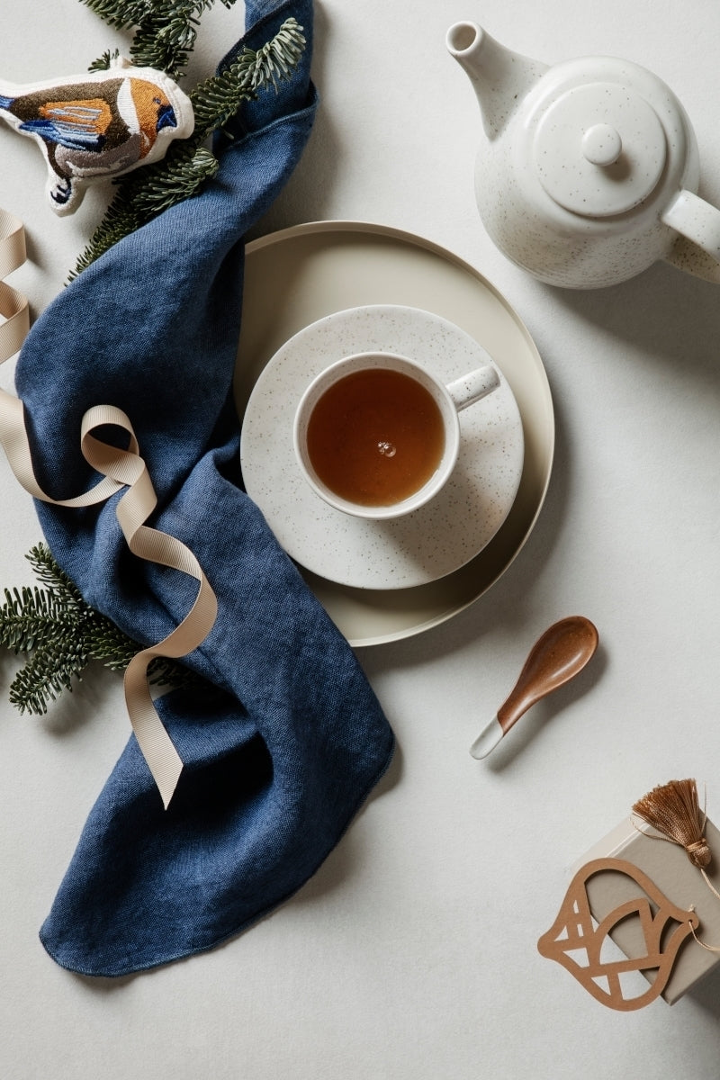 Broste Copenhagen NORDIC VANILLA Teetasse 0,45l Set6 Lifestyle