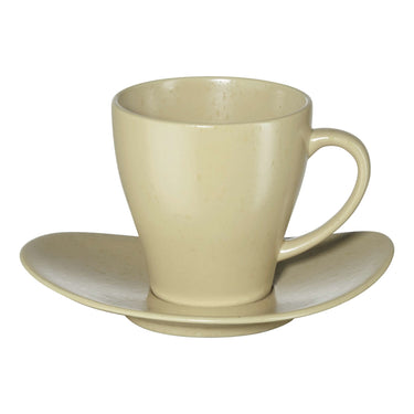ASA CUBA Tasse mit Untertasse panna 0,2 l