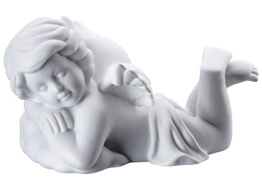 Rosenthal Engel träumend gross weiss matt 14 cm