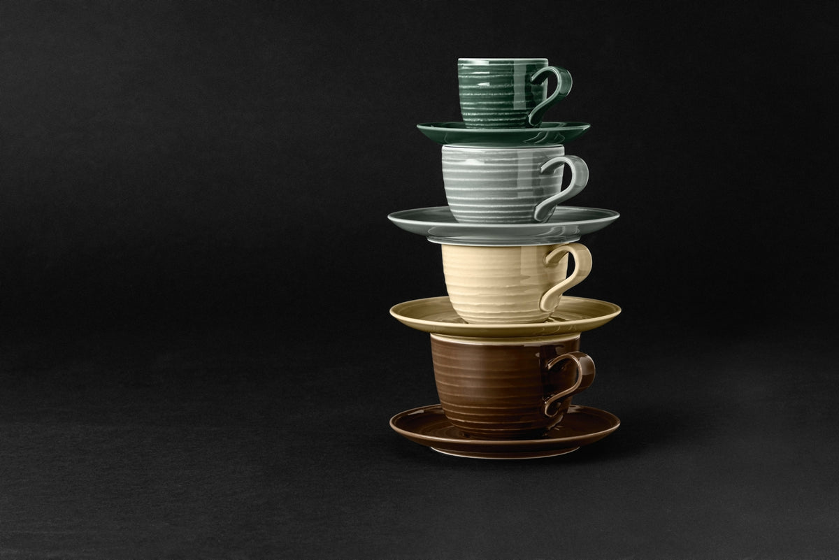 Seltmann Weiden Terra Moosgrün uni Milchkaffeeobertasse 0,38 l