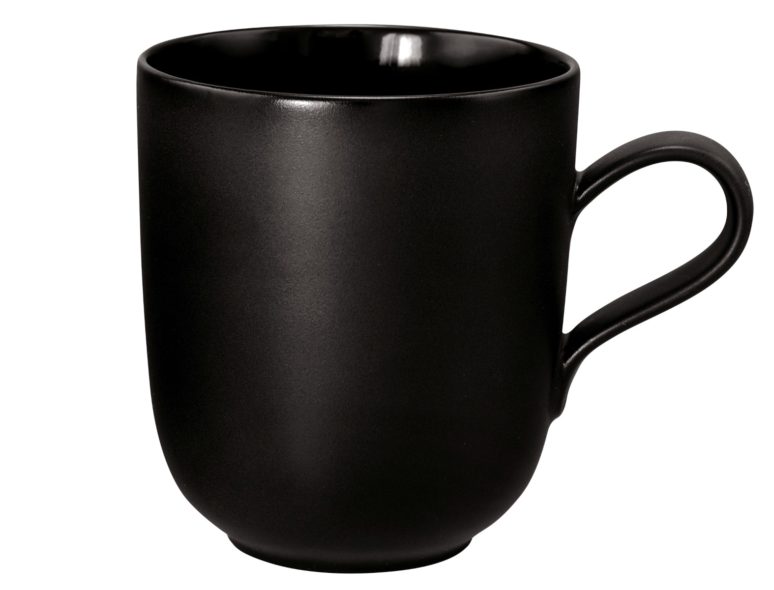 Seltmann Weiden Liberty Velvet Black Becher mit Henkel 0,4 l