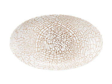 Seltmann Weiden Liberty Krakelee Servierplatte oval 24 x 14,5 cm