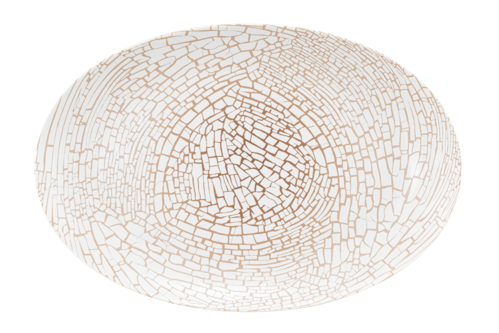 Seltmann Weiden Liberty Krakelee Servierplatte oval 31,5 x 21 cm