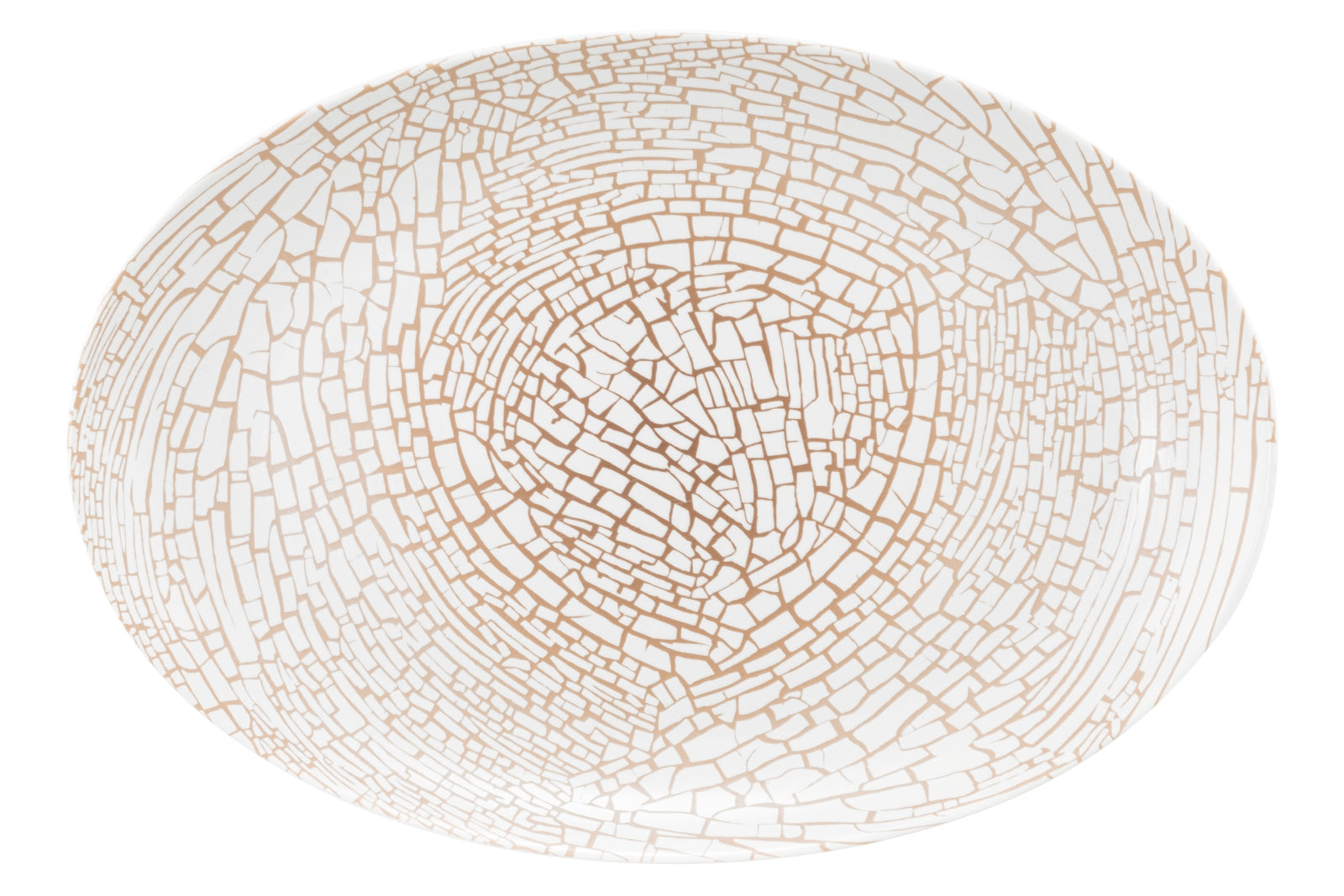 Seltmann Weiden Liberty Krakelee Servierplatte oval 35 x 24 cm