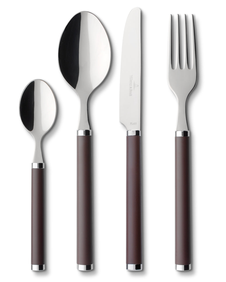 Villeroy & Boch Play! chocolate brown Tafelbesteck 24tlg.