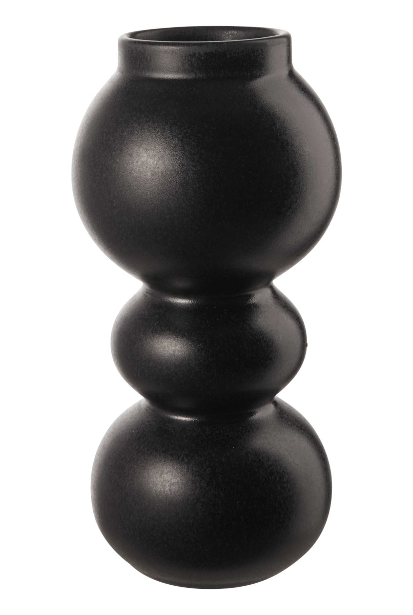 ASA Como Vase black iron 23,5 cm