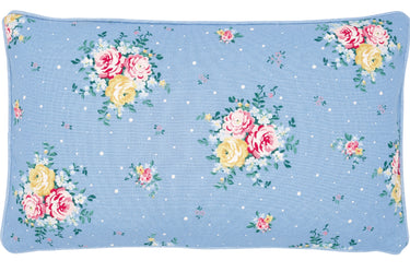 Greengate Laura Kissenhülle dusty blue 30 x 50 cm