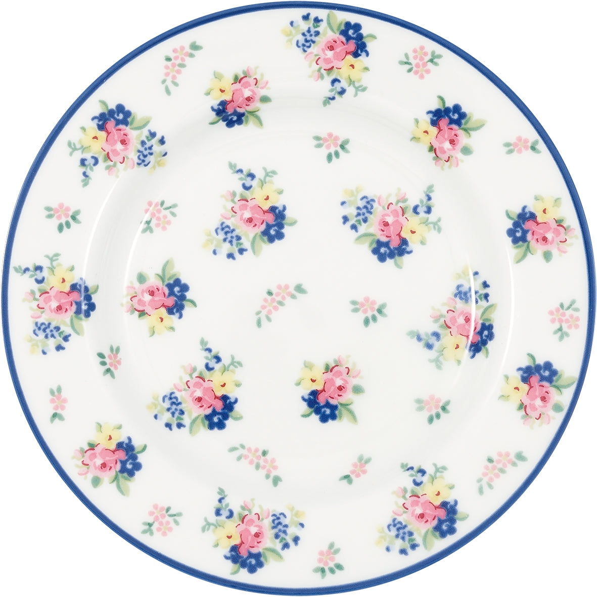 Greengate Augusta Brotteller white 15 cm