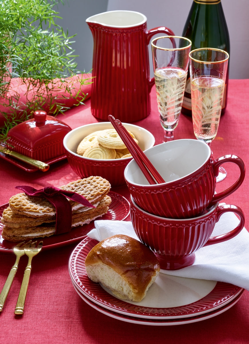 Greengate Alice Eierbecher claret red 6,5 cm Set6 Lifestyle