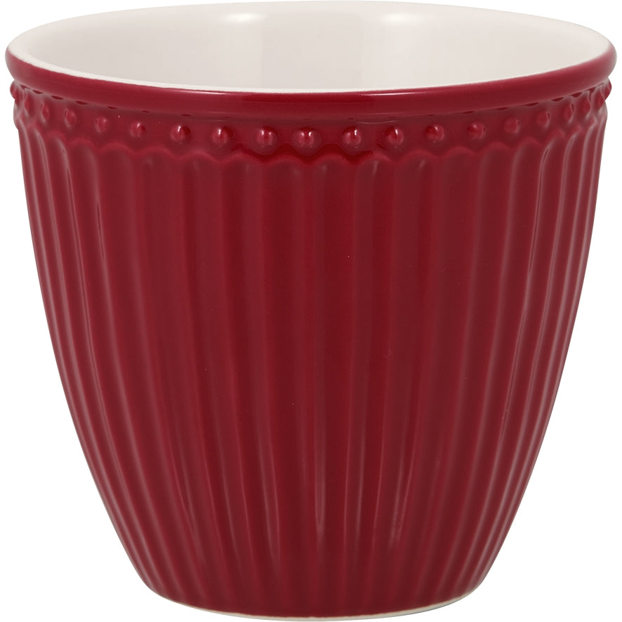 Greengate Alice Latte Cup claret red 0,35 l