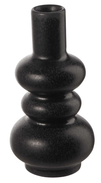 ASA Como Vase black iron 12 cm