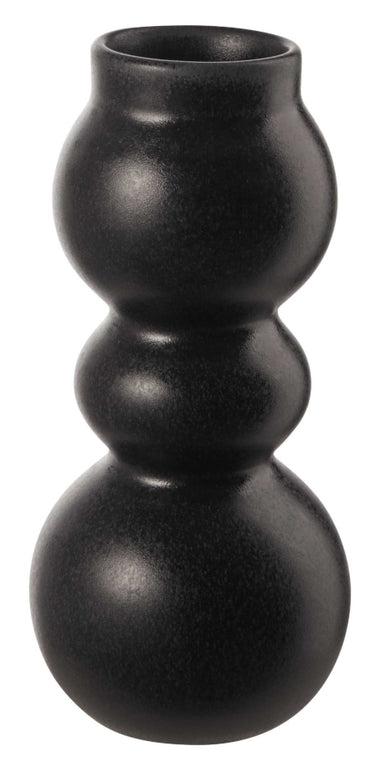 ASA Como Vase black iron 19 cm