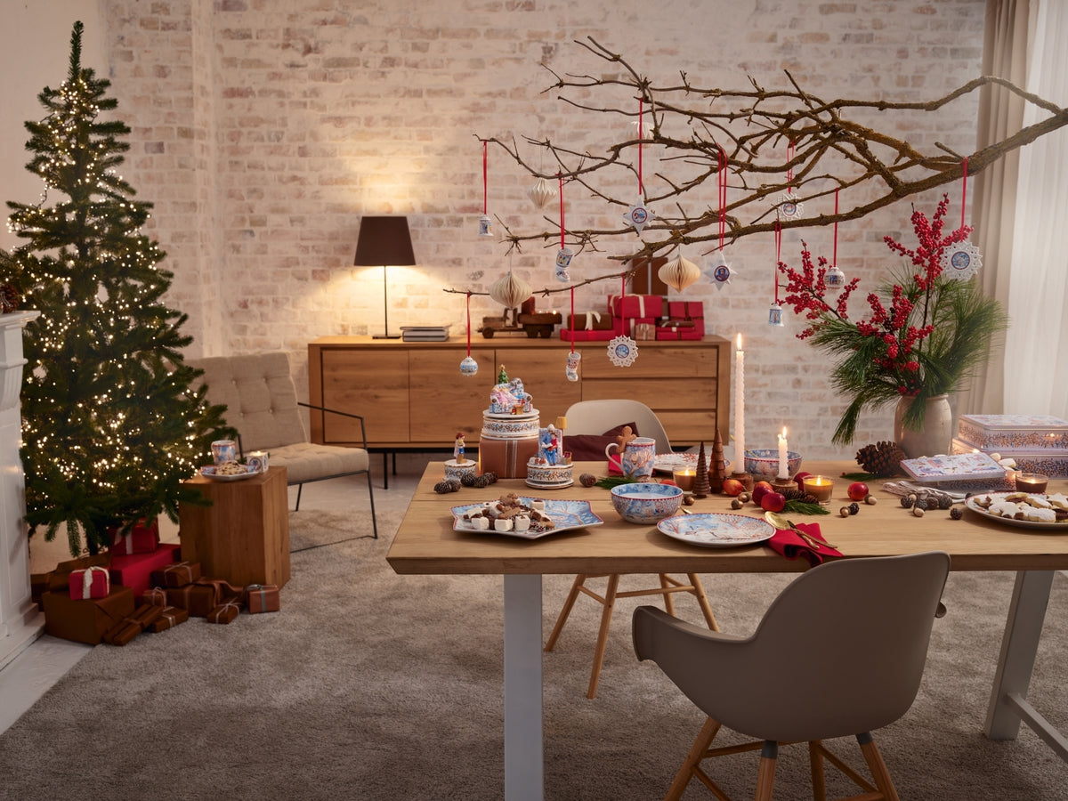 Hutschenreuther Sammelserie 2022 Sternschale 34 cm Weihnachtsabe.