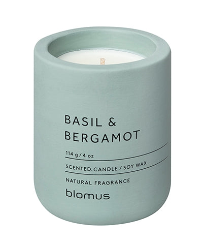 Blomus FRAGA Duftkerze Pine Gray Basil & Bergamot 6,5 cm