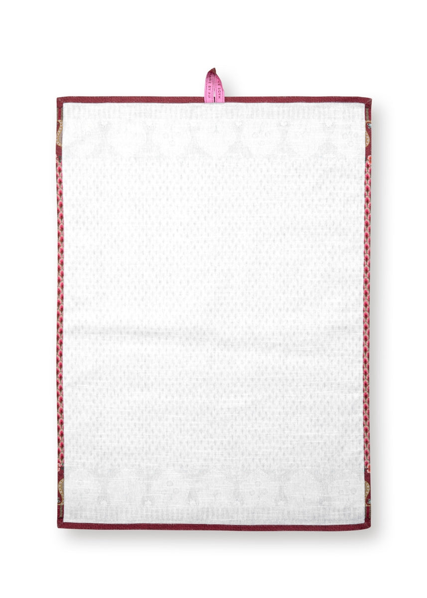 PIP STUDIO Flower Festival Geschirrtuch sc.dark pink 50 x70cm