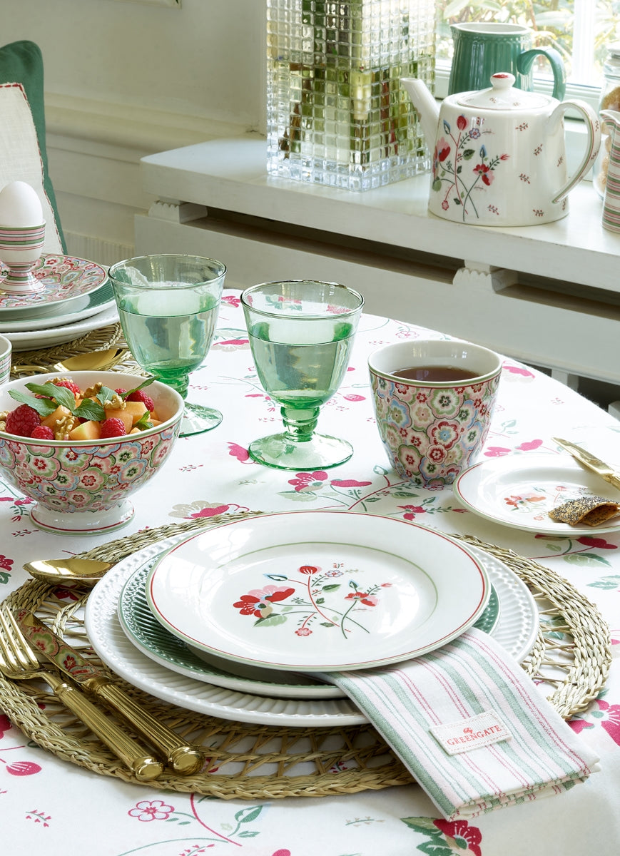 Greengate Lucianna Stoffserviette white 40 x 40 cm Lifestyle 1