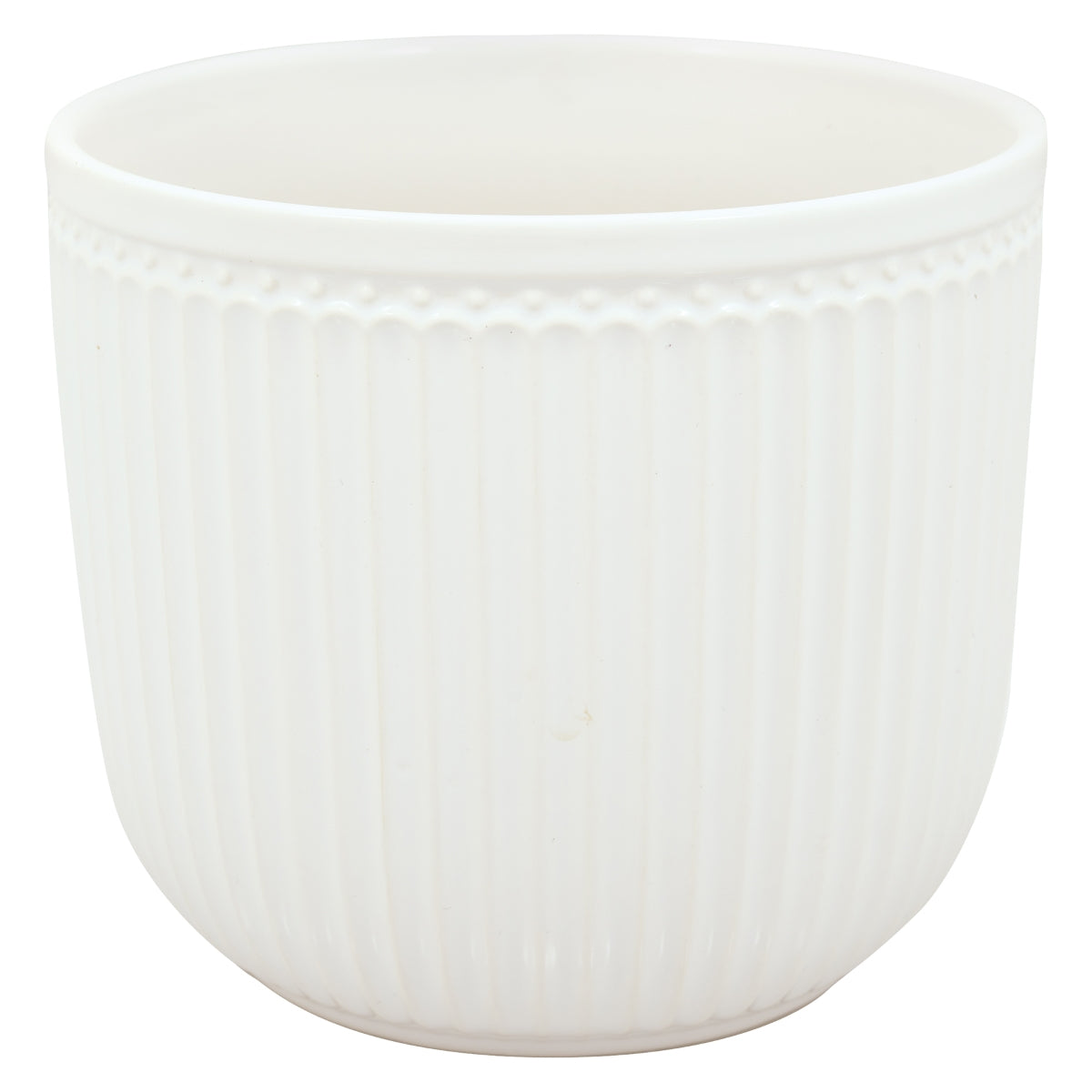 Greengate Alice Blumentopf white large 16 cm