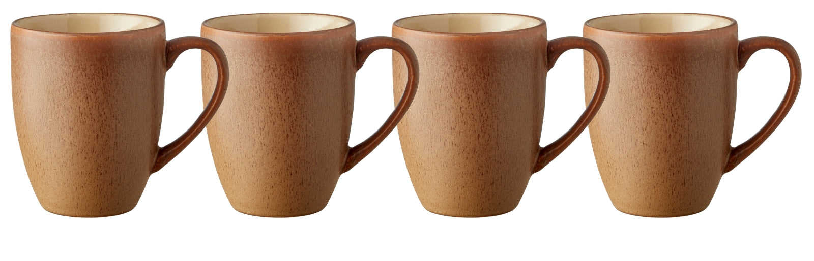 Bitz Becher mit Henkel Wood/Sand 0,3 l Set4