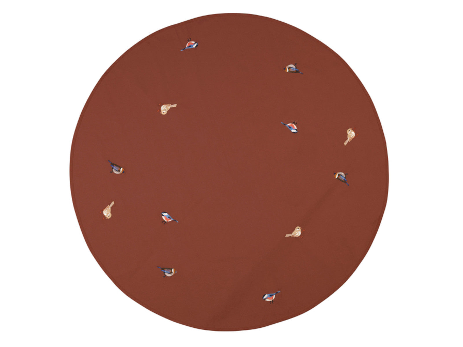 Broste Copenhagen BIRD Weihnachtsbaumdecke smoked paprika 120 cm Freisteller