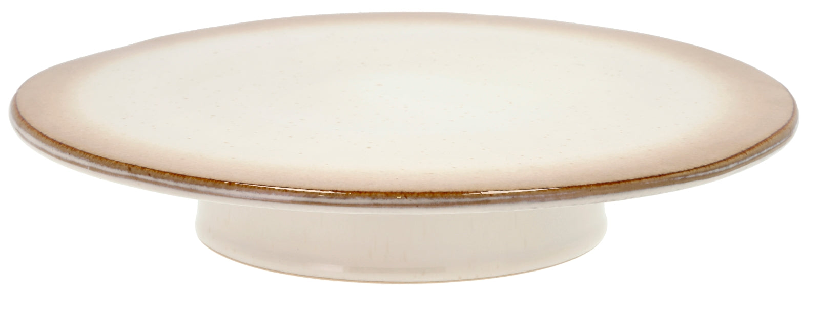 Bitz Tortenplatte auf Fuß cream 30 x 5,5 cm