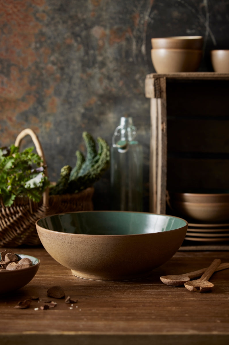 Bitz Salatbowl Wood/Forest 24 cm