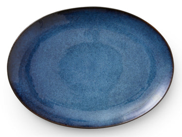 Bitz Servierplatte oval black/dark blue 45 x 34 cm Freisteller 1