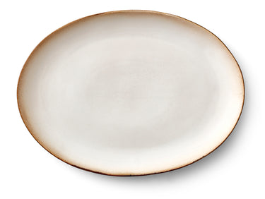 Bitz Servierplatte oval grey/cream 45 x 34 cm