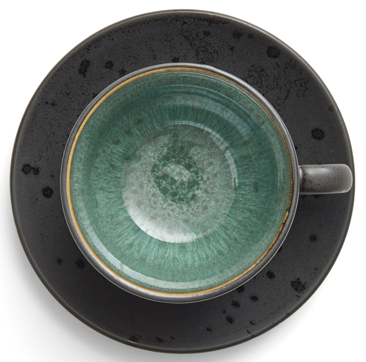 Bitz Tasse mit Untertasse black/dark blue 0,24 l Set4
